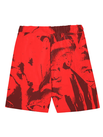 Bermuda rossi BrokenEyes, vista dietro, color_red