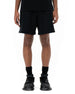 Černé bermudy Classic Black, na modelu, pohled zepředu