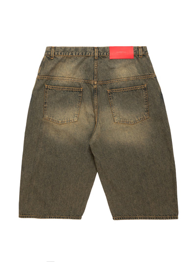 Aged Denim Jorts