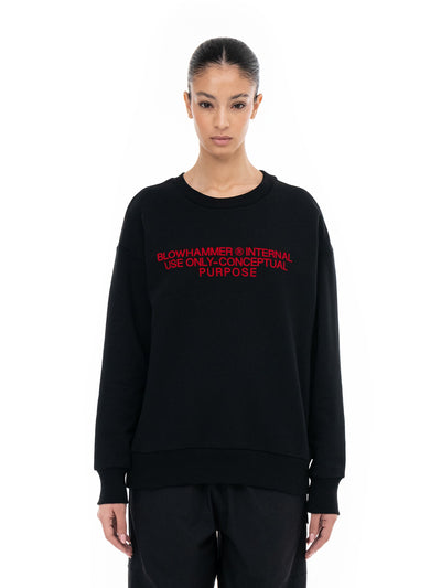 Concept Red Crewneck Sweatshirt | Blowhammer