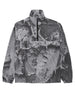Grey Bloodrose Dark half-zip jacket, front view