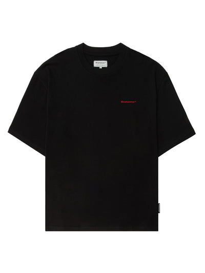 T-shirt nera Badass #2, vista davanti