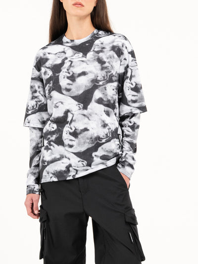 Camo Black Longsleeve | Donna
