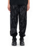 Black Strand joggers, worn, front view