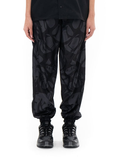 Joggers neri Strand, indossati, vista davanti
