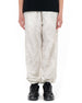 Ivoorkleurige joggingbroek Strand Ivory, op model, vooraanzicht