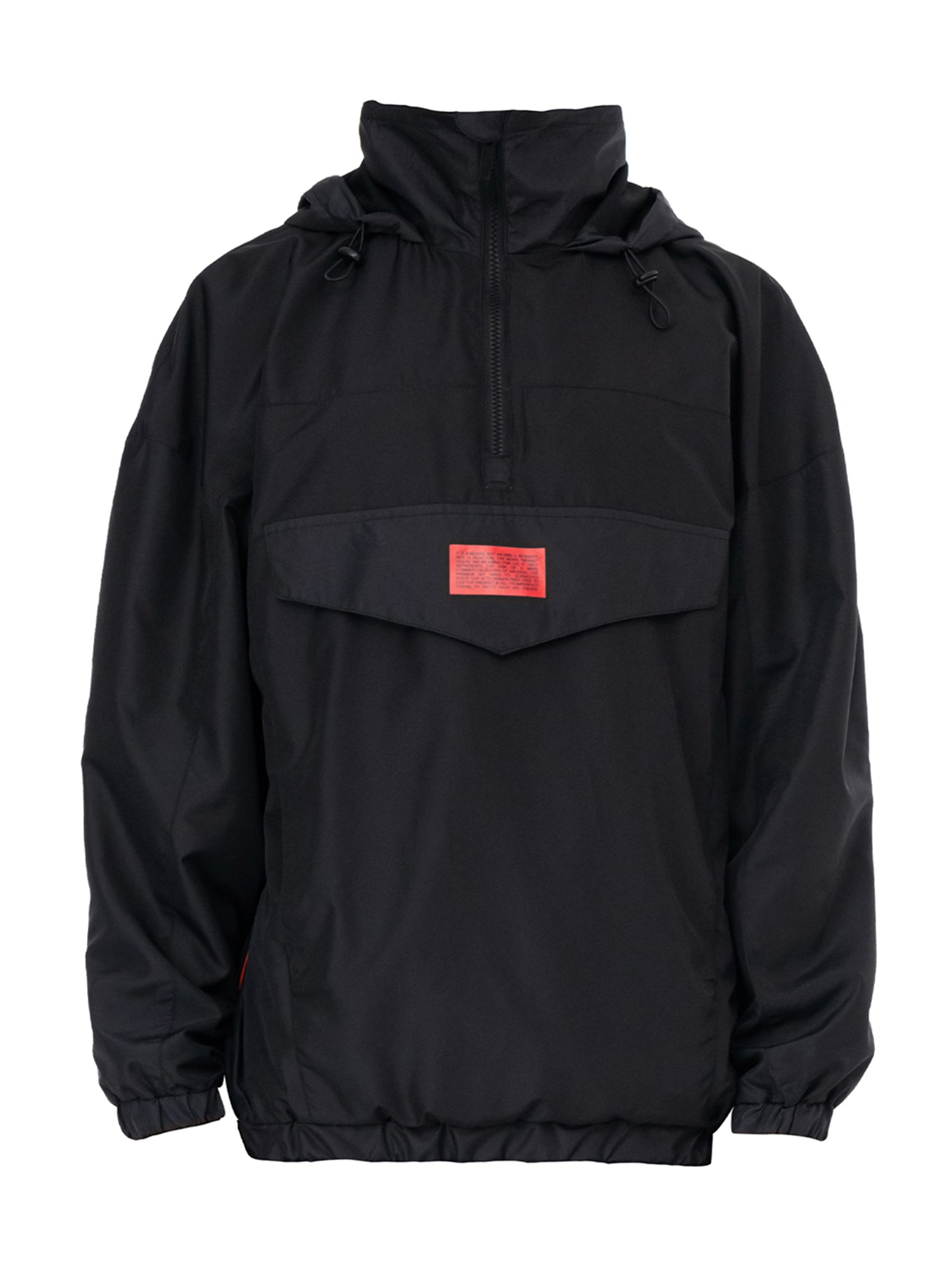 Svart anorak Not Required, framifrån
