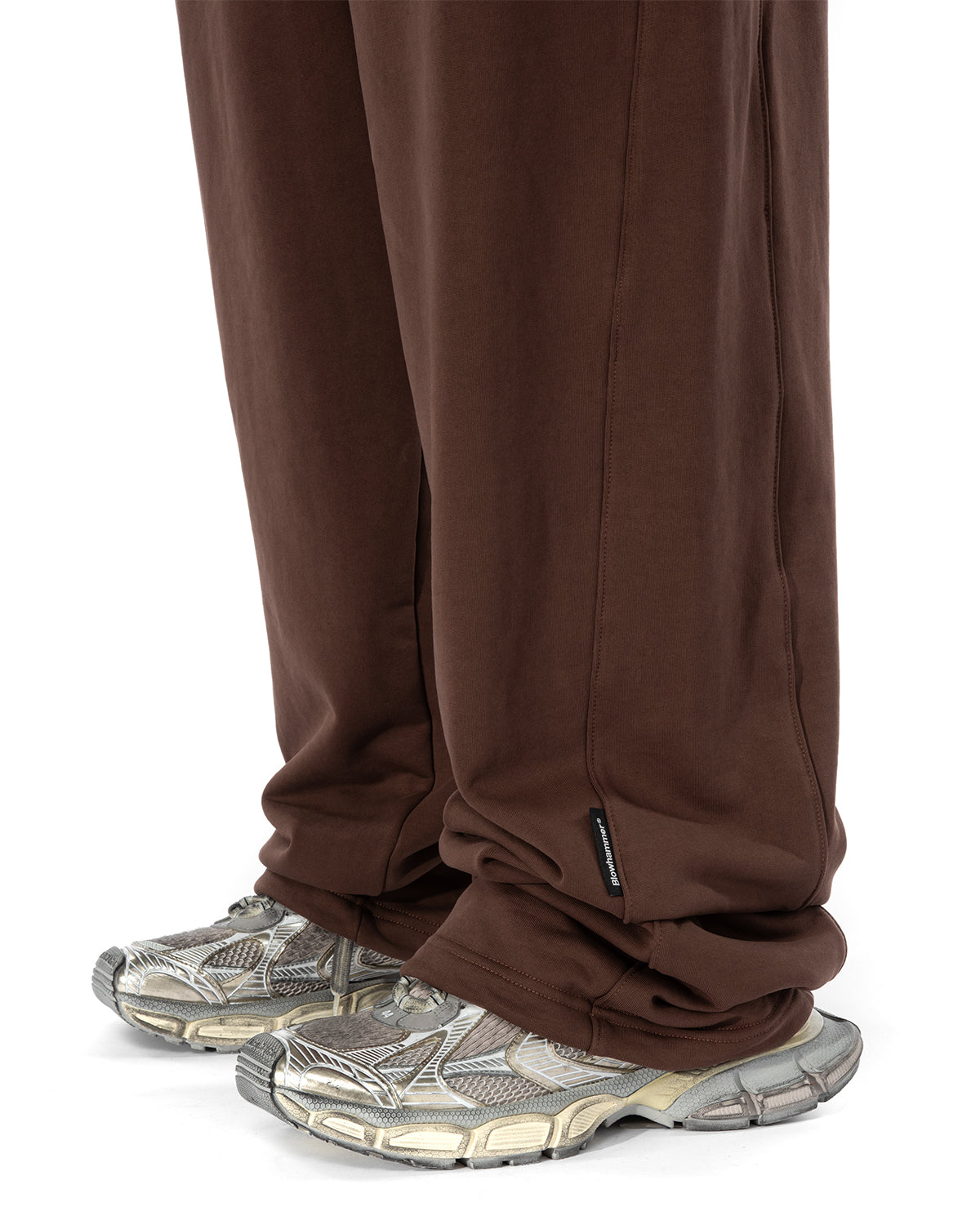 BROKENHEART Brown Joggers | Blowhammer, color_brown