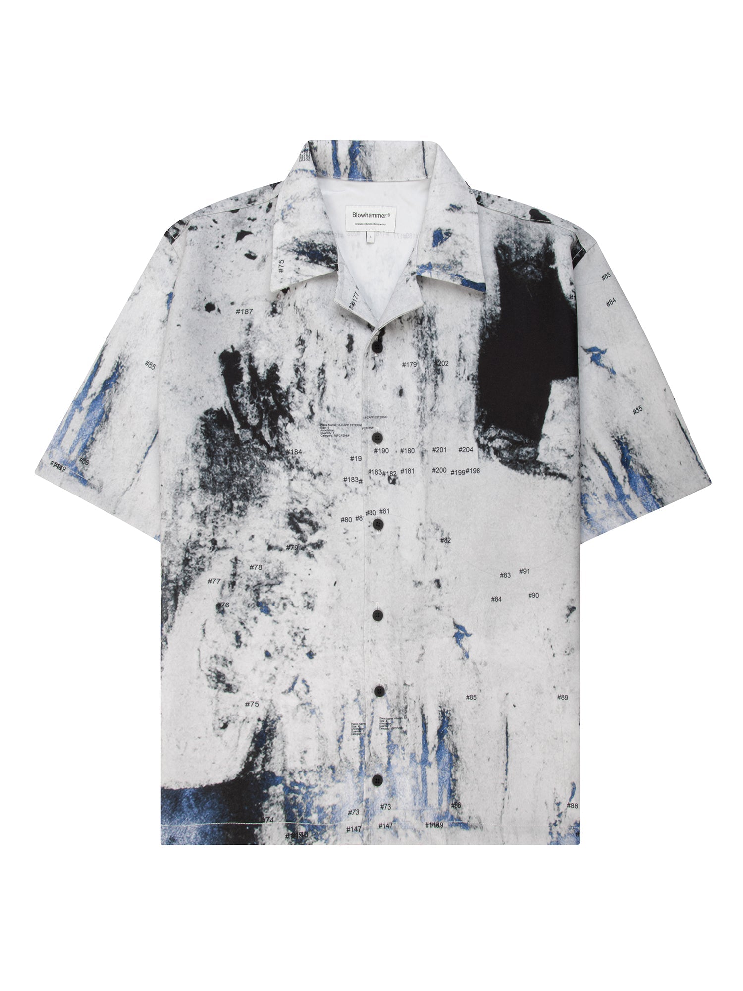 Camicia a maniche corte bianca Rugged, vista davanti
