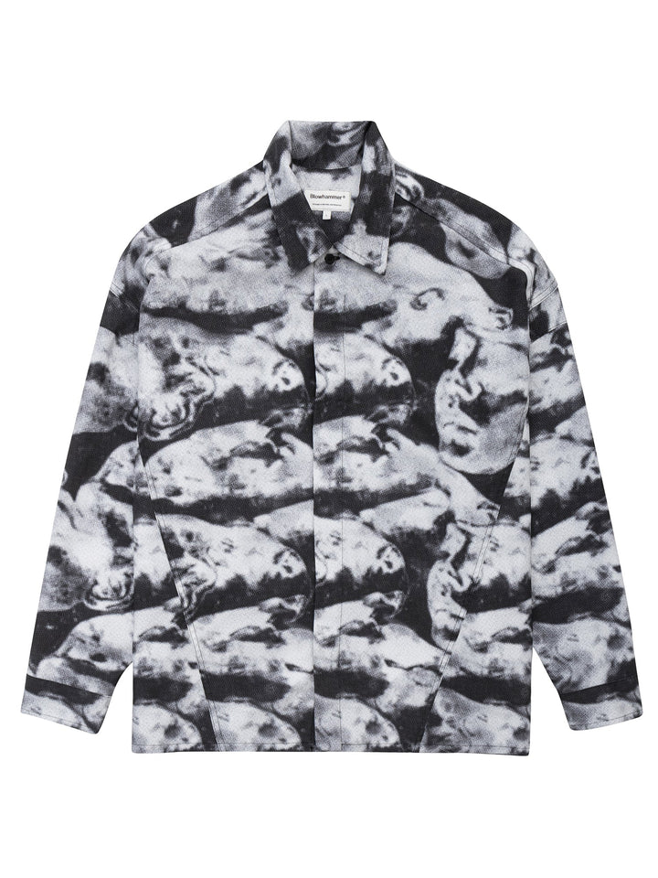 Black Camo Langarmhemd