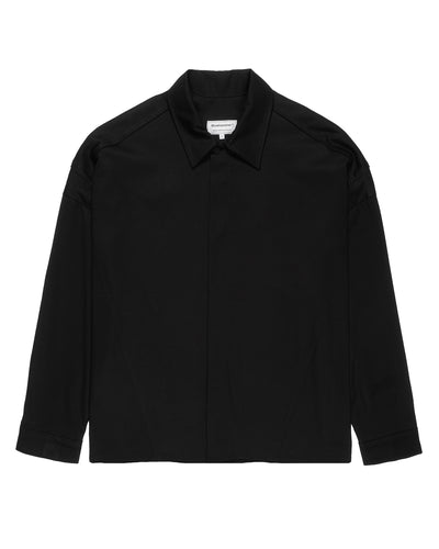 Minimal Black Camicia Maniche Lunghe
