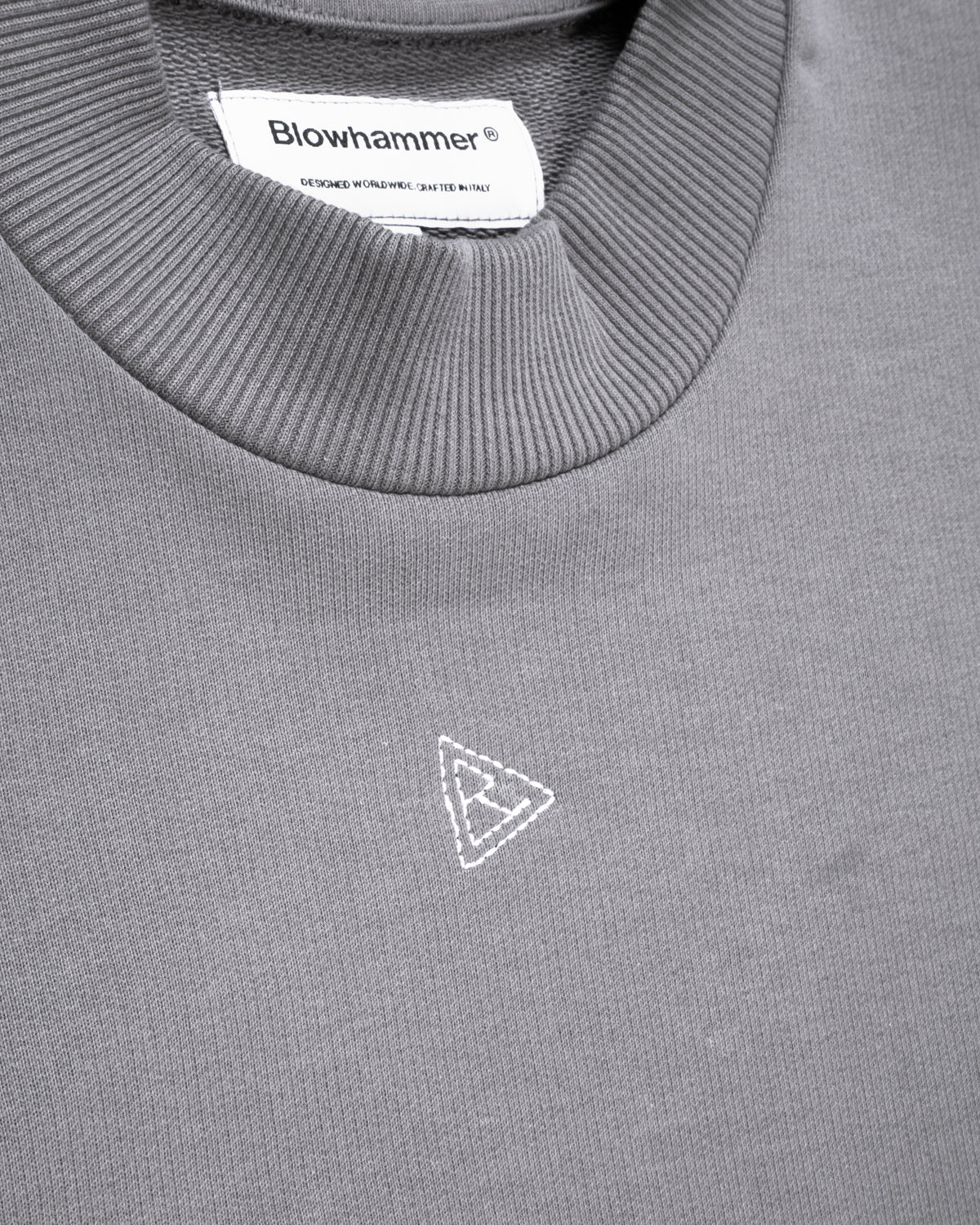 Minimal Grey Rundhals-Sweatshirt