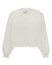 Minimal Cream Crewneck Sweatshirt