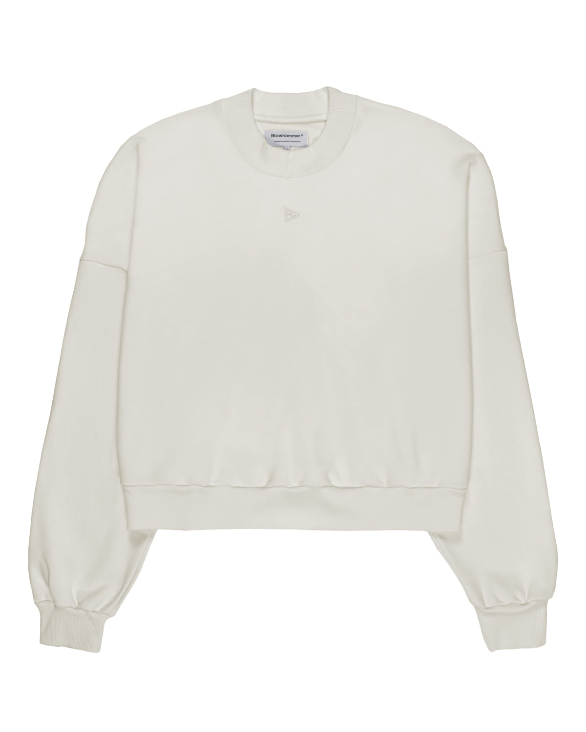 Minimal Cream Crewneck Sweatshirt
