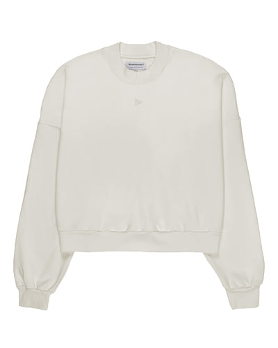 Minimal Cream Felpa Girocollo