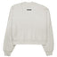 Minimal Cream Crewneck Sweatshirt