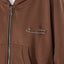 BROKENHEART Brown Zip Hoodie | Blowhammer, color_brown