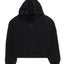 Minimal Black Boxy Kapuzenpullover