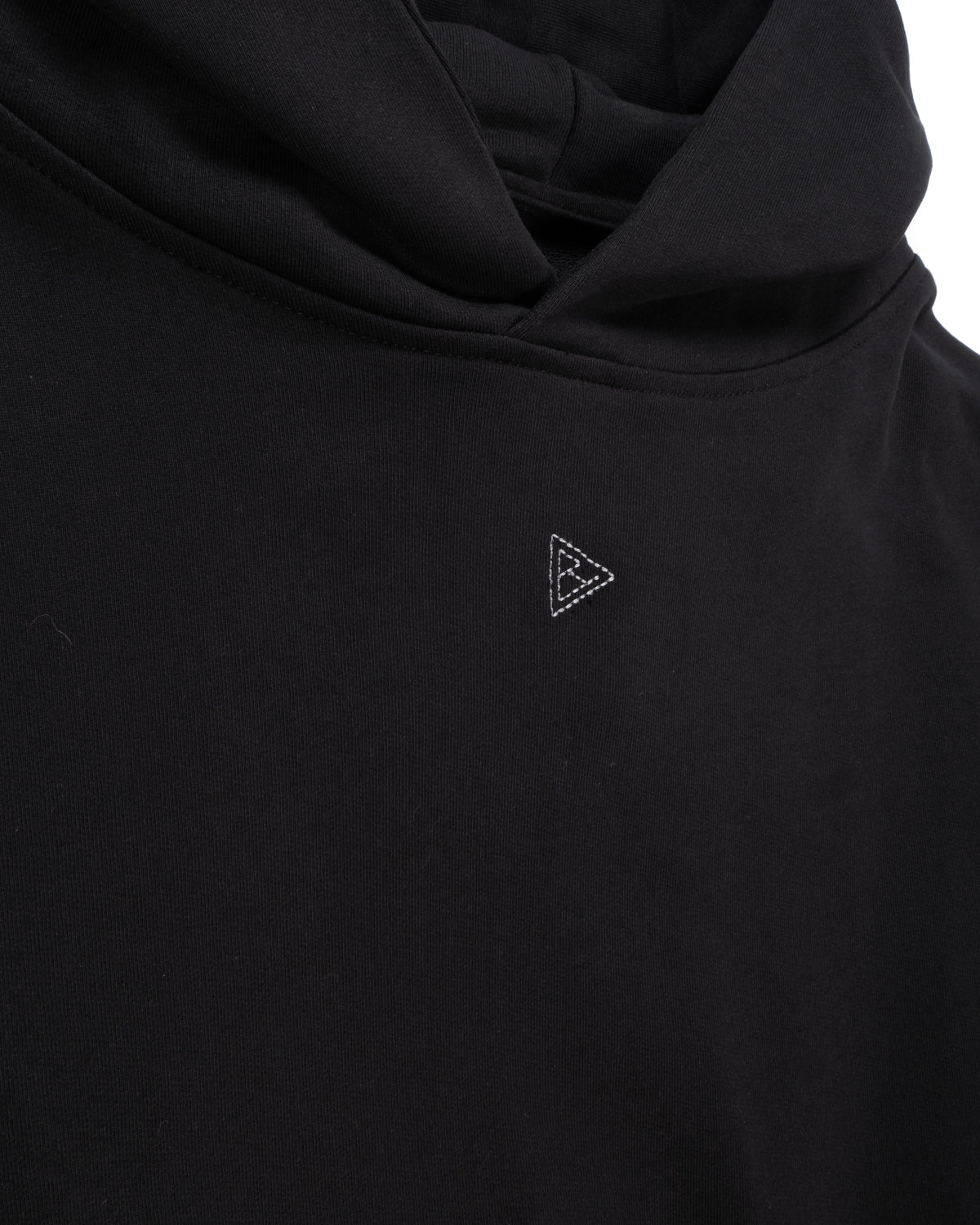 Minimal Black Boxy Kapuzenpullover