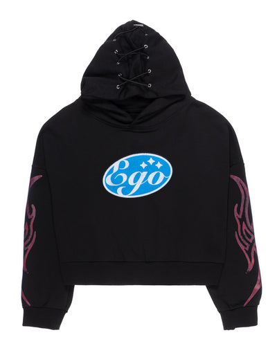 Ego Tribal Felpa Cappuccio Boxy