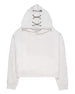 Minimal Cream Boxy Kapuzenpullover
