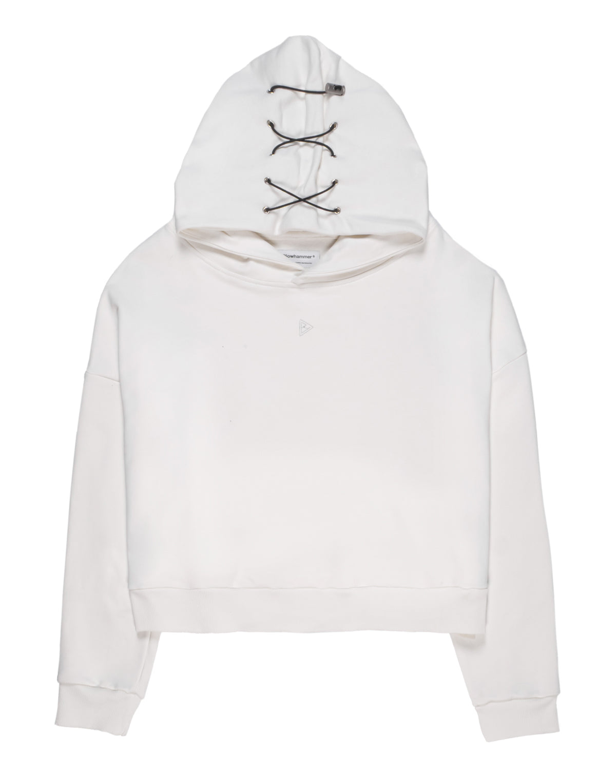 Minimal Cream Boxy Kapuzenpullover