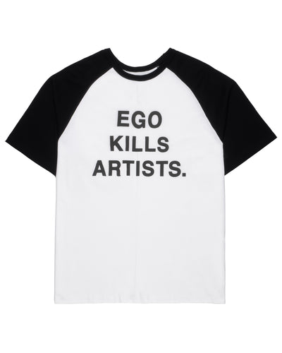Ego Kills B&W Raglan T-Shirt