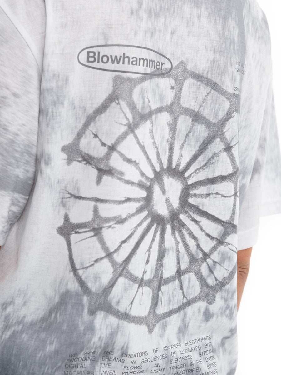 Grey Noise T-shirt, back print detail
