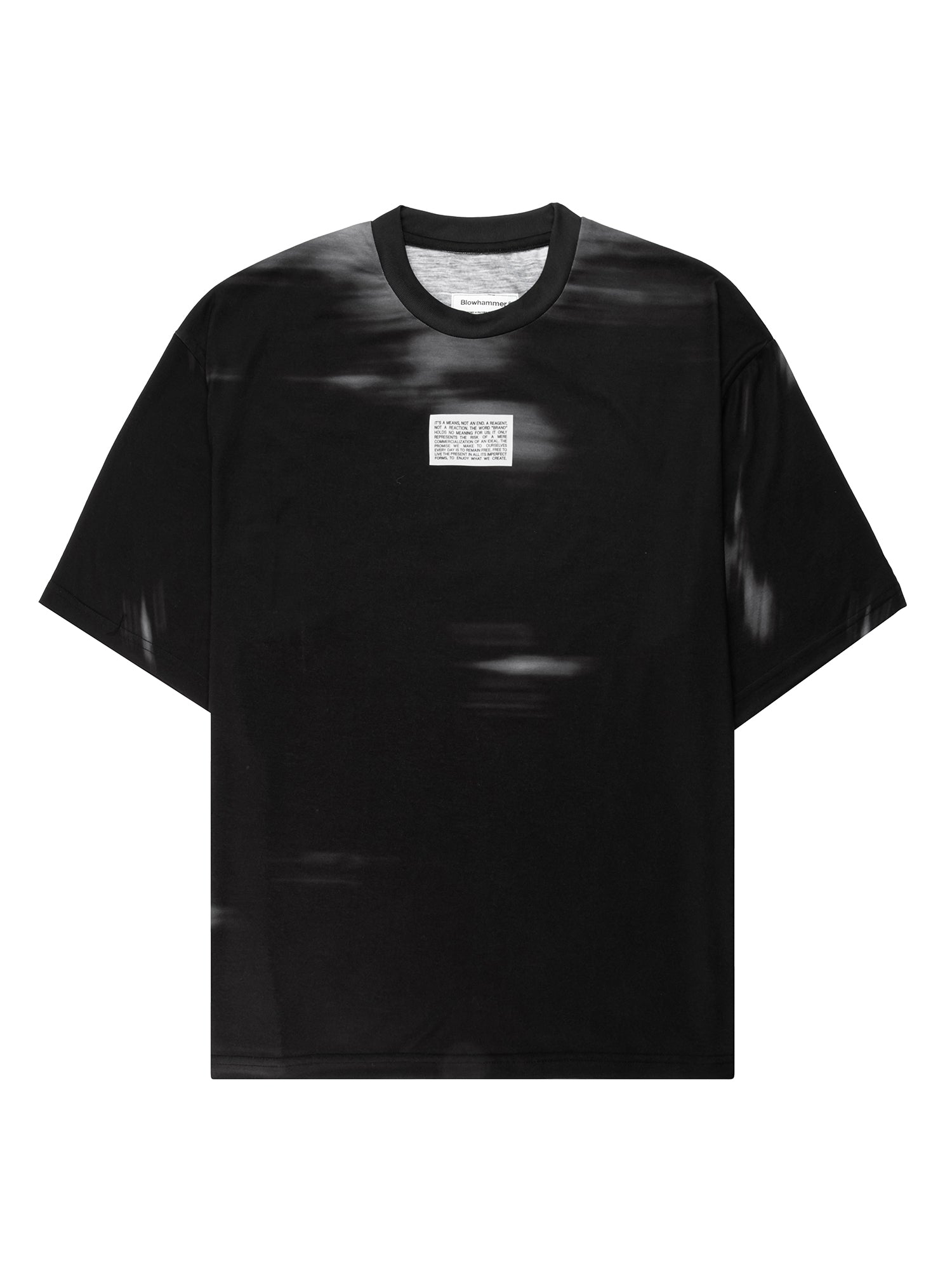 Svart T-shirt Leak, framifrån