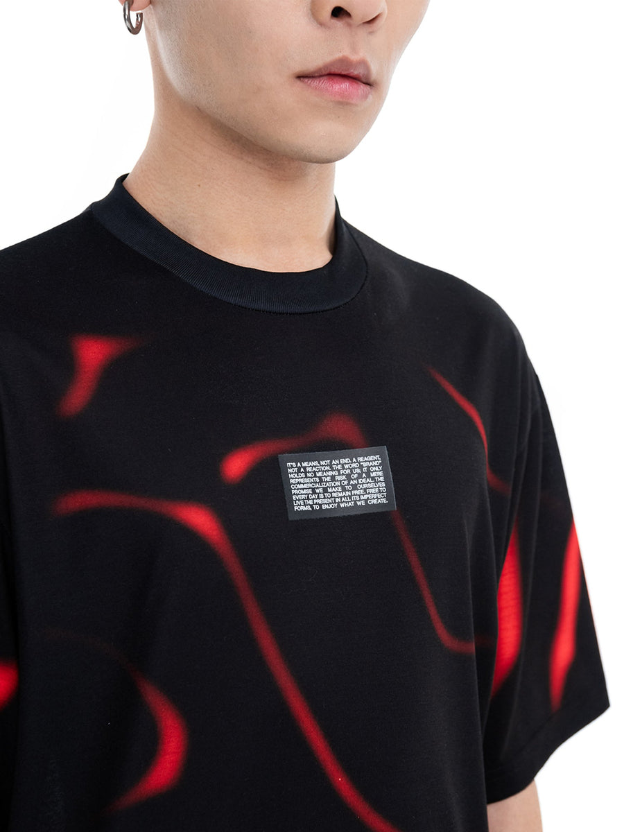 Black Tide T-shirt, label detail