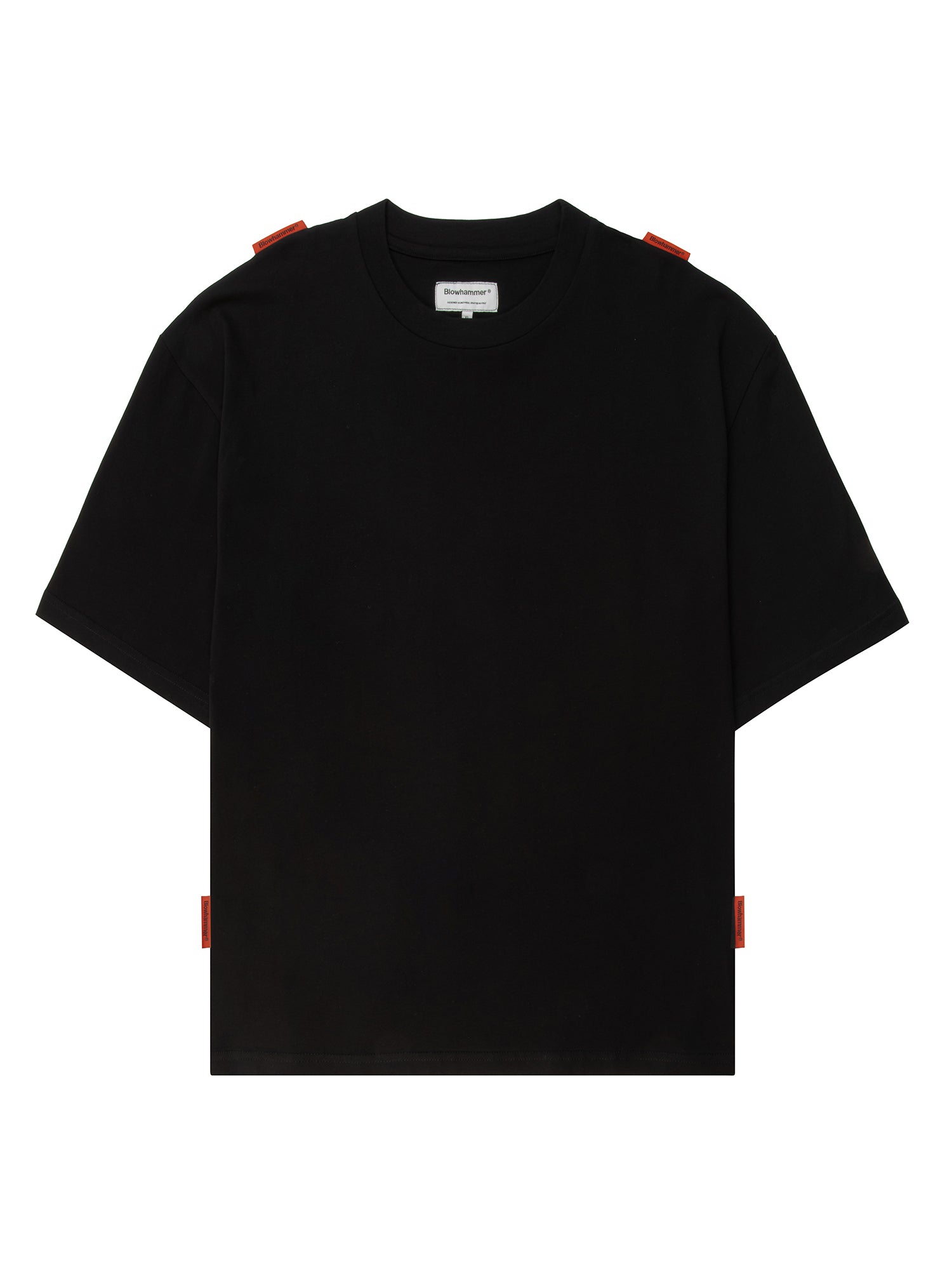 Svart T-shirt Stream, framifrån