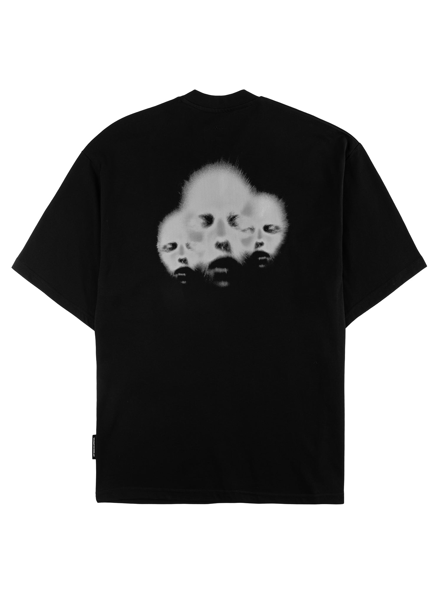 Svart T-shirt Triodrome, bakifrån med trycket