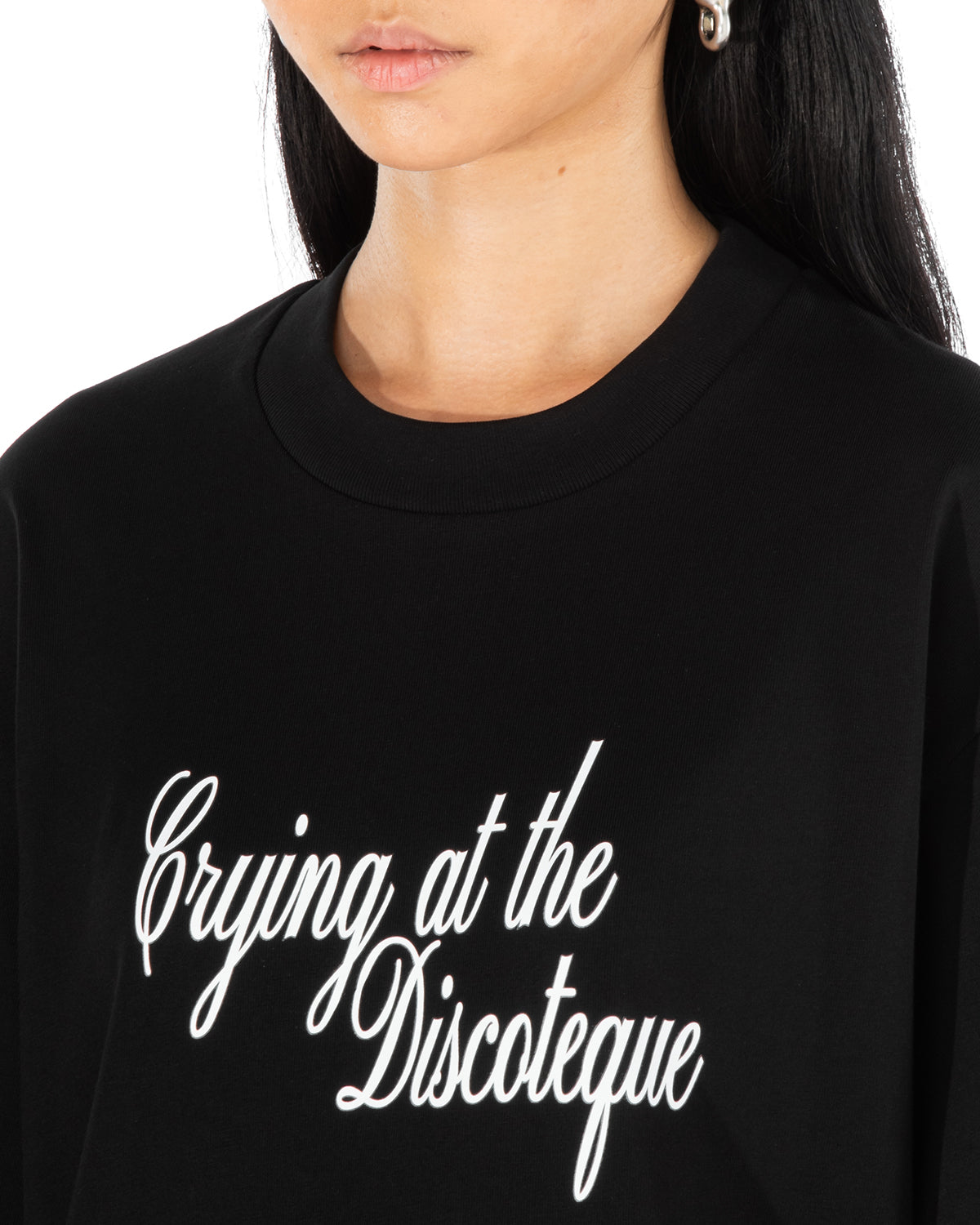 Crying@Disco T-Shirt | Blowhammer, color_black