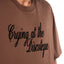 Crying@Disco T-Shirt | Blowhammer, color_brown