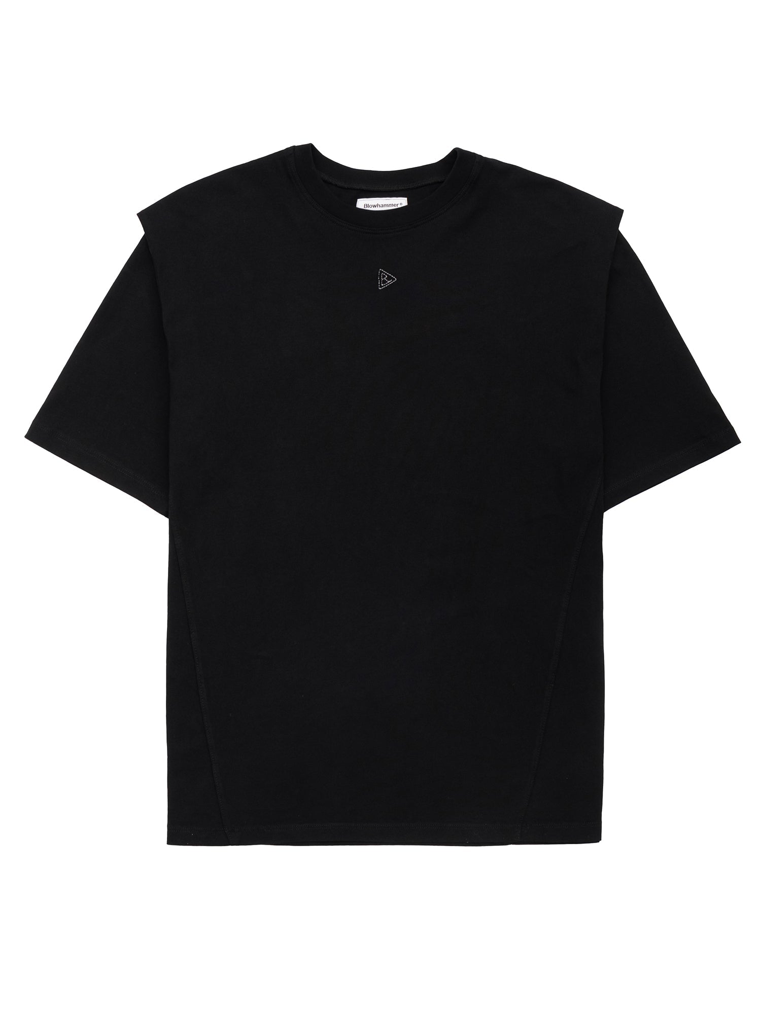 T-shirt nera Minimal SP, vista davanti