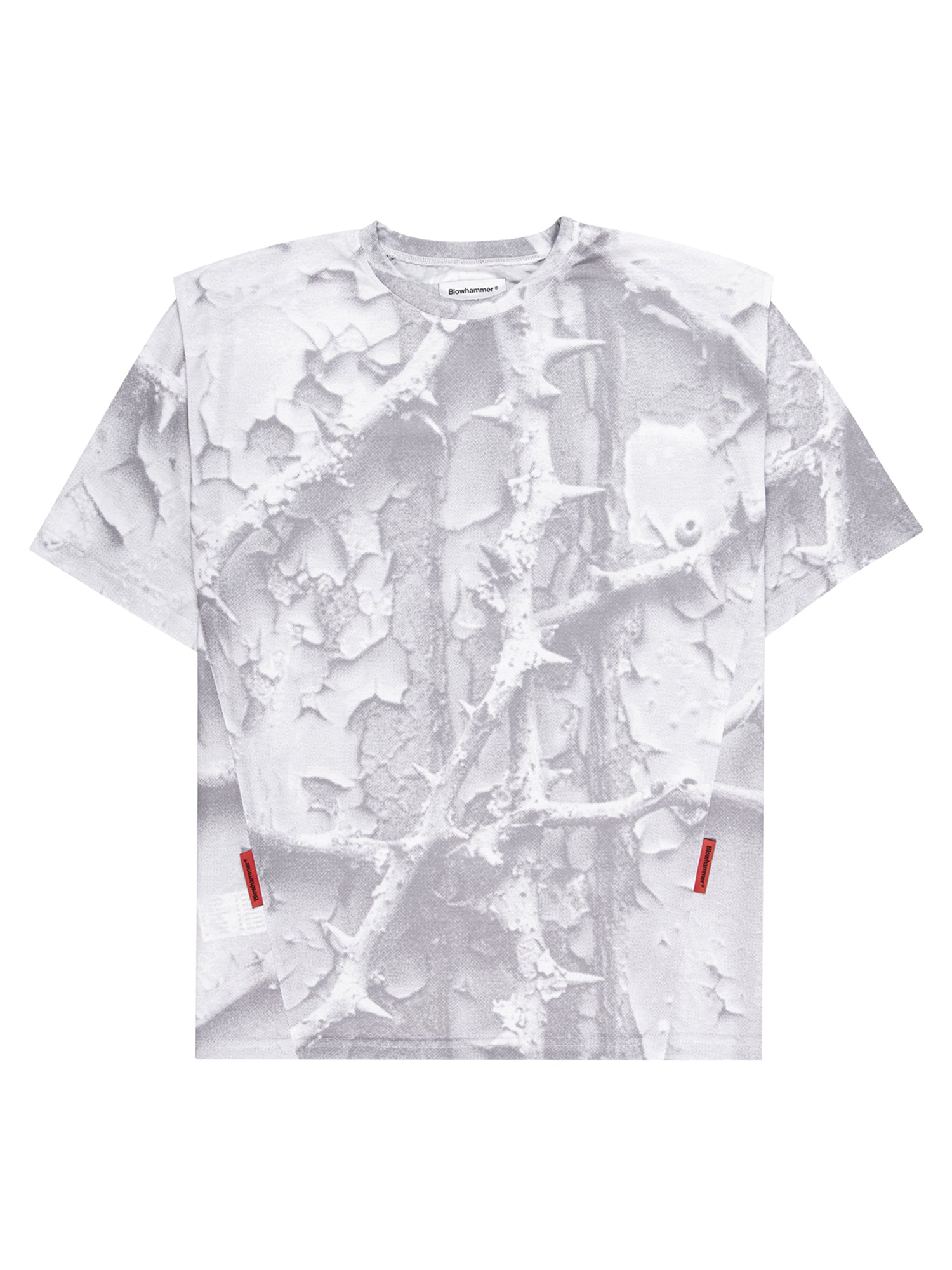 T-shirt bianca Bloodrose White, vista davanti