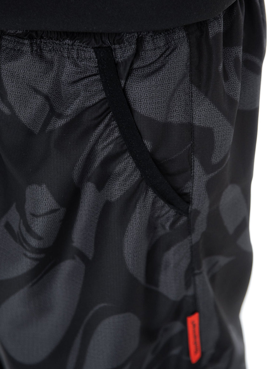Black Strand joggers, side pocket detail