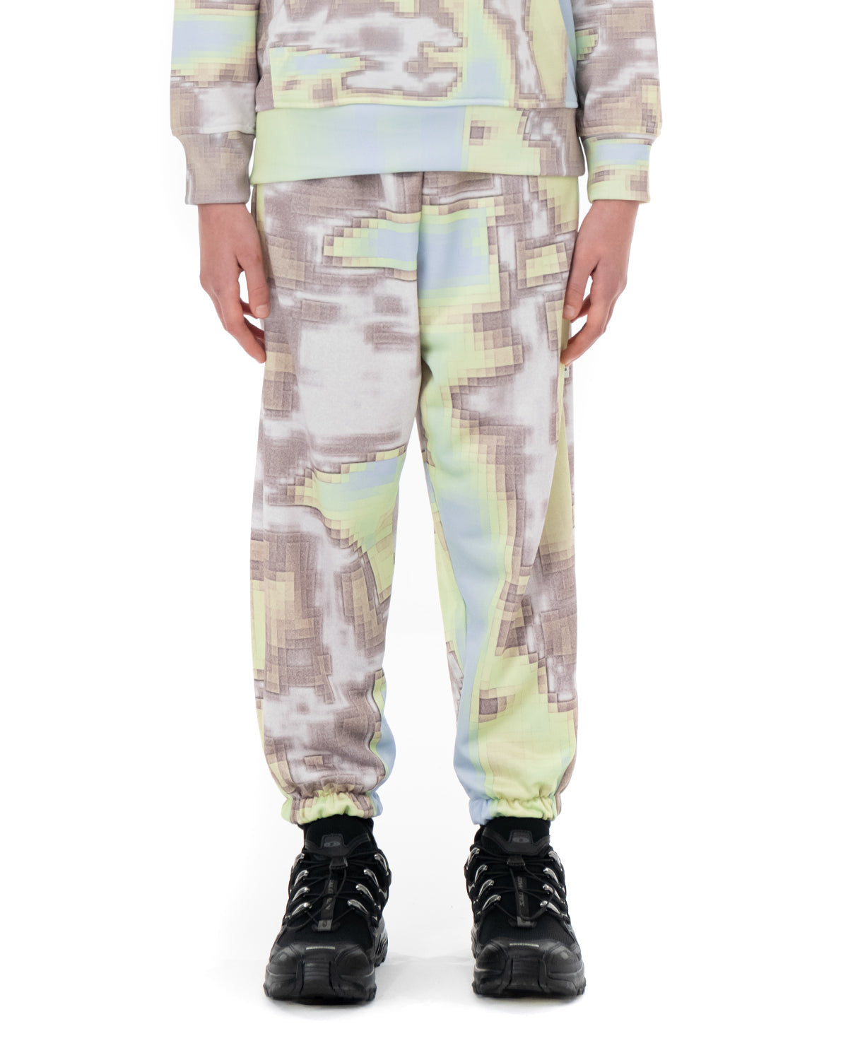 Mosaic Green Joggers | Blowhammer