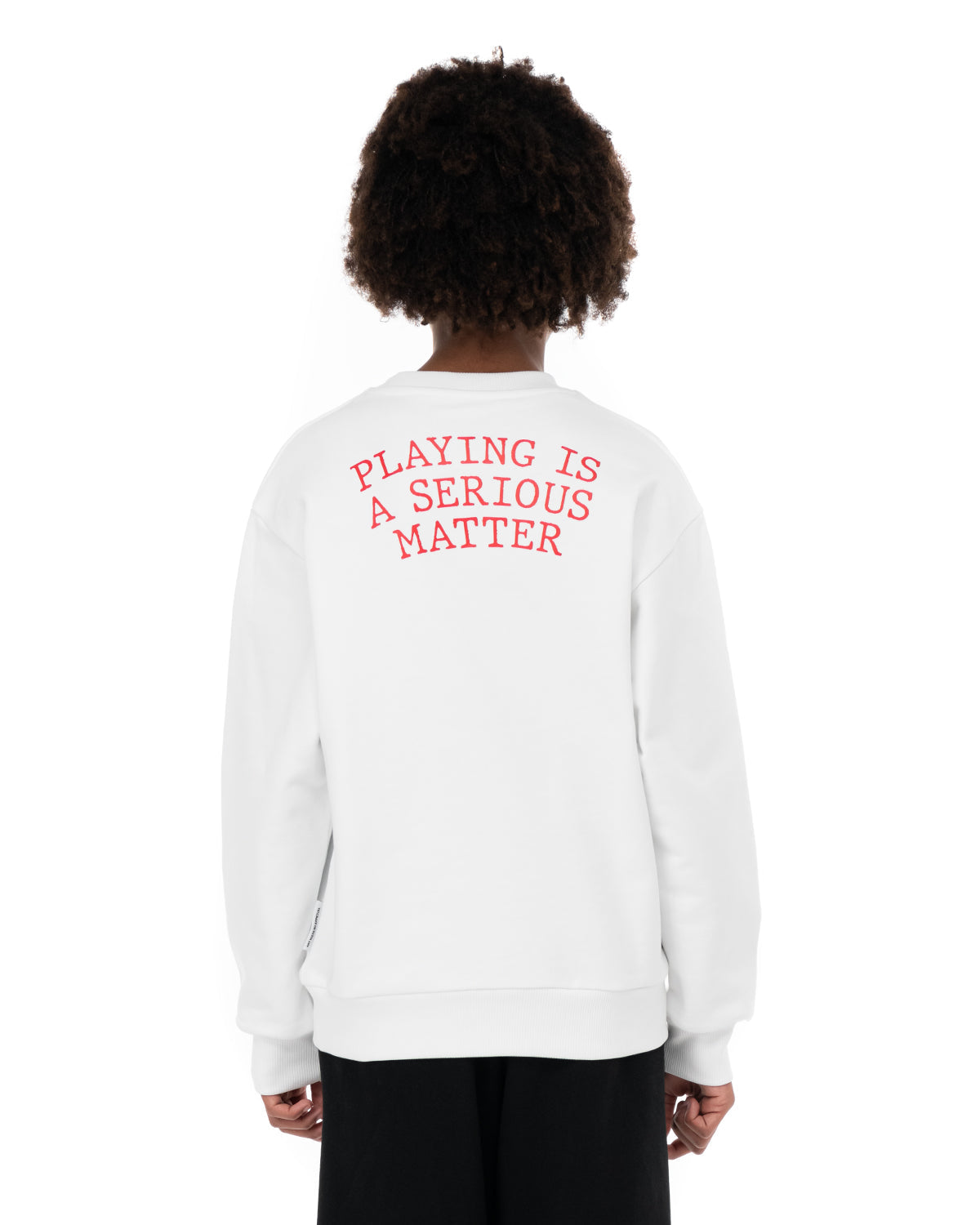 Playing is a seriiouse thing  Crewneck Sweatshirt | Blowhammer