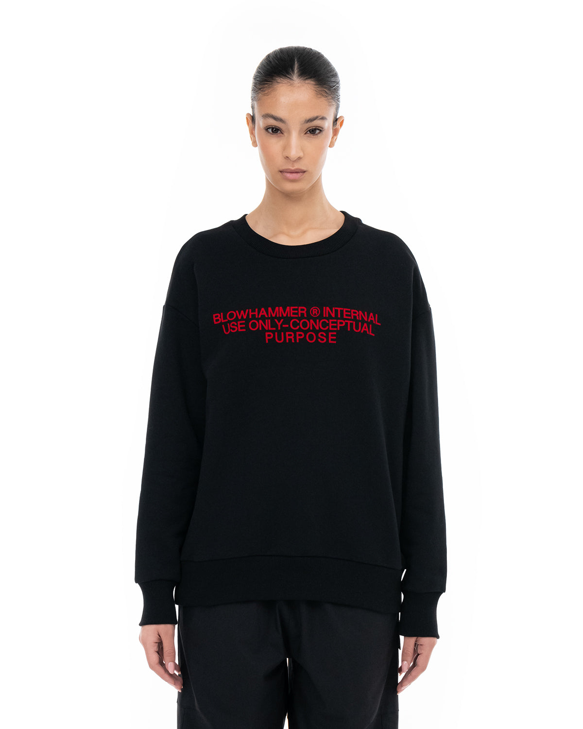 Concept Red  Crewneck Sweatshirt | Blowhammer