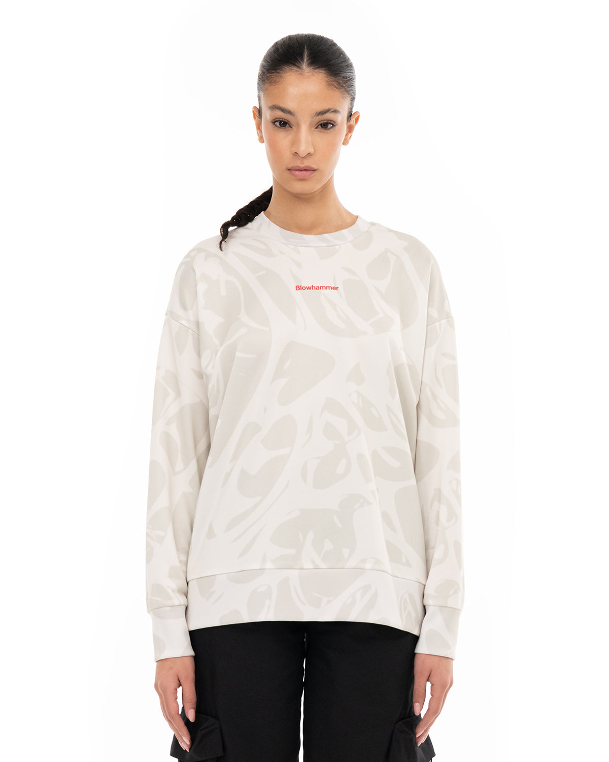 Strand Ivory  Crewneck Sweatshirt | Blowhammer