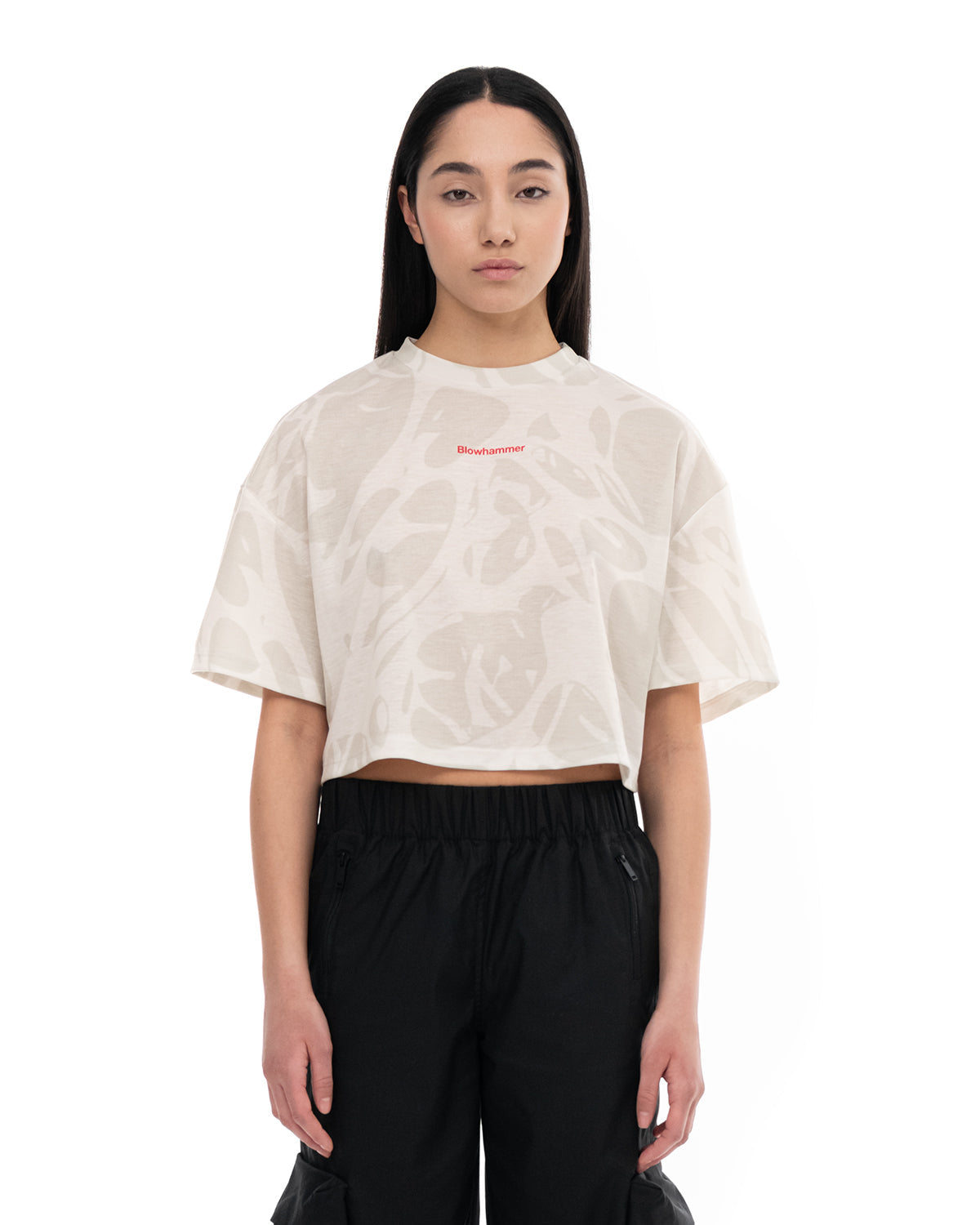 Strand Ivory Crop T-Shirt Crop | Blowhammer